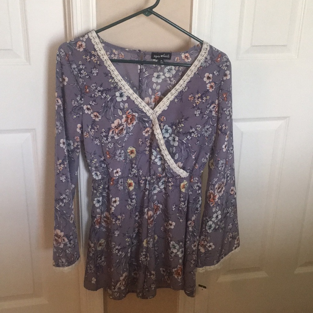 Floral summer romper